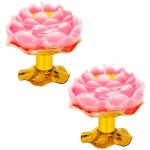 Lotus Flower Candles for Feng Shui Decor