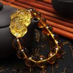 Citrine Wealth Bracelet with Pi Yao Charm