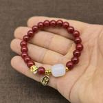 Cinnabar Feng Shui Bracelet for Prosperity and Luck