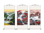 Chinese Landscape Waterfall Wall Art Scroll