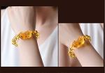 Citrine Wealth Bracelet with Pi Yao Charm