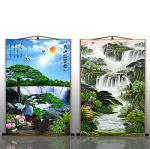 Chinese Landscape Waterfall Wall Art Scroll