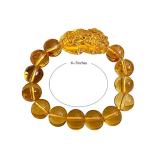 Citrine Wealth Bracelet with Pi Yao Charm