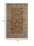 Handmade Traditional Oriental Area Rug 5' x 8