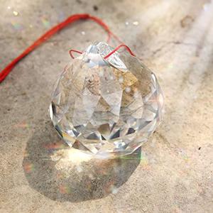 Clear Crystal Ball Prism Sun Catcher Pendant