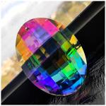 Colorful Oval Hanging Crystal Suncatcher Prisms