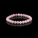 Rose Quartz Buddha Bracelet for Love & Harmony