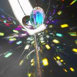 Colorful Oval Hanging Crystal Suncatcher Prisms