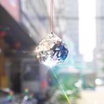 Clear Crystal Ball Prism Sun Catcher Pendant