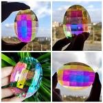 Colorful Oval Hanging Crystal Suncatcher Prisms