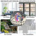 Colorful Oval Hanging Crystal Suncatcher Prisms