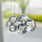 Clear Crystal Ball Prism Sun Catchers - 12pcs