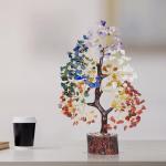 Chakra Tree of Life with Crystals for Positive Energy