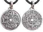 Lucky Coin Necklace - Sterling Silver Feng Shui Amulet