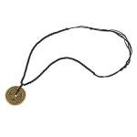 Brass Feng Shui Coins Pendant Necklace for Wealth
