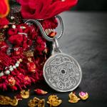 Lucky Coin Necklace - Sterling Silver Feng Shui Amulet