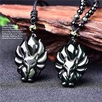 Wealth Necklace with Obsidian Pendant and Chakra Gems