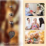 Copper Leaf Temple Wind Chime with 3 Bells