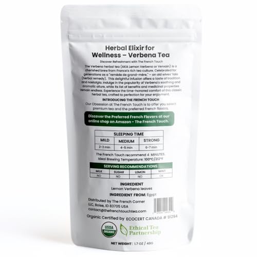 Organic Lemon Verbena Tea - 30 Pyramid Bags