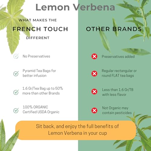 Organic Lemon Verbena Tea - 30 Pyramid Bags