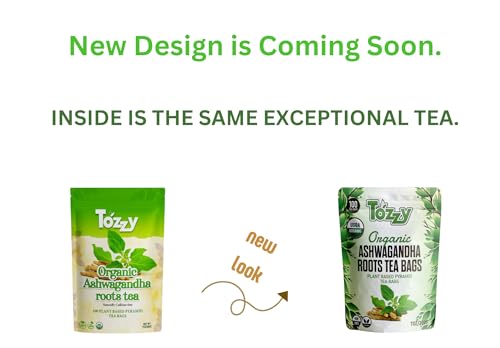 Tozzy Organic Ashwagandha Tea - 100 Pyramid Bags