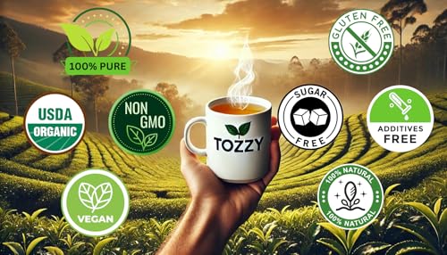 Tozzy Organic Ashwagandha Tea - 100 Pyramid Bags