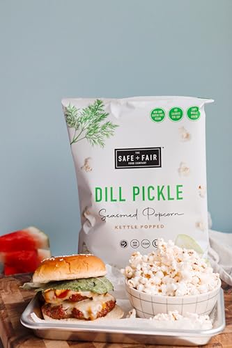 Safe + Fair Dill Pickle Flavored Popcorn 6-Pack