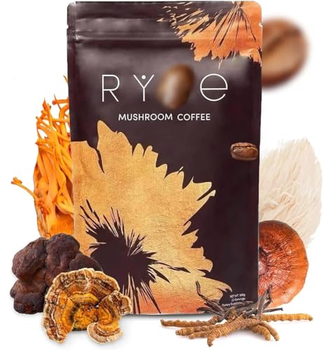 NHIKLATA 1Pack Mushroom Coffee (180g) -Good Supplement Mushroom Coffee Organic with Cordyceps,Good Supplement