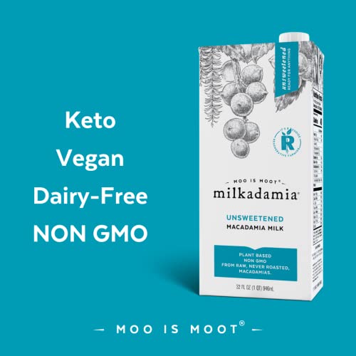 Milkadamia Unsweetened Macadamia Milk - 32 Fl Oz