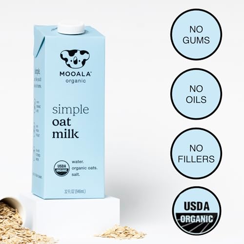 Mooala Organic Simple Oat Milk, 6 Pack