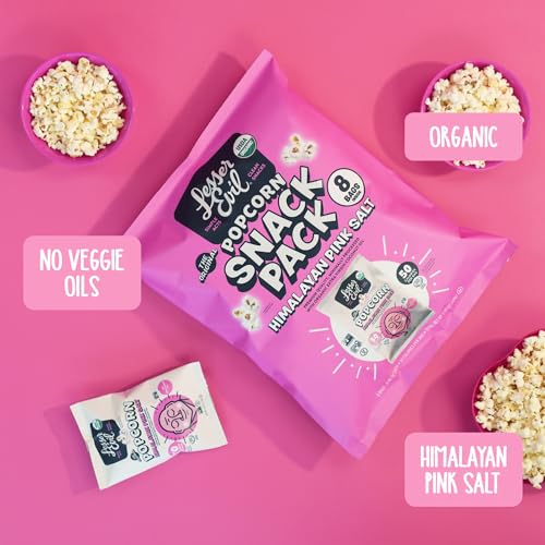 Lesser Evil Buddha Bowl Organic Pink Himalayan Popcorn