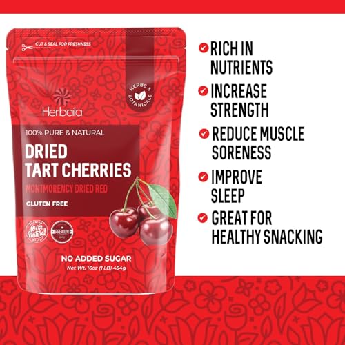Dried Tart Montmorency Cherries, 1 lb