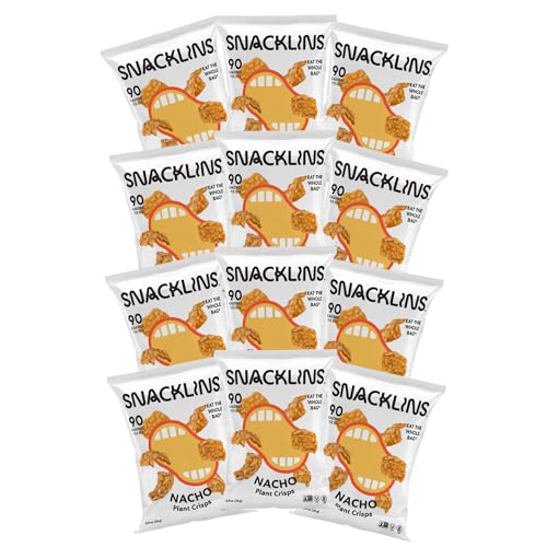 Snacklins Nacho Plant-Based Crisps - Crunchy Snack