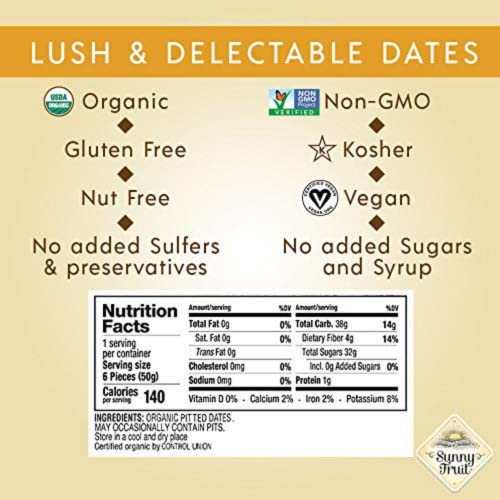 Organic Dried Fruit Variety Pack - 6 Bags