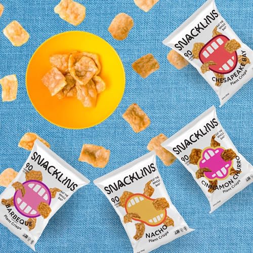 Snacklins Nacho Plant-Based Crisps - Crunchy Snack