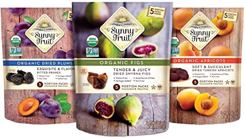 Organic Dried Fruit Variety Pack - 6 Bags