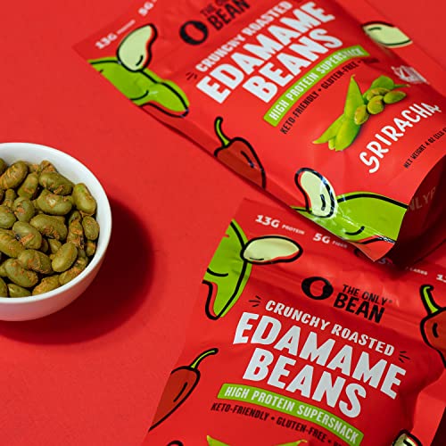 Sriracha Roasted Edamame Snack - Protein-Packed Treat