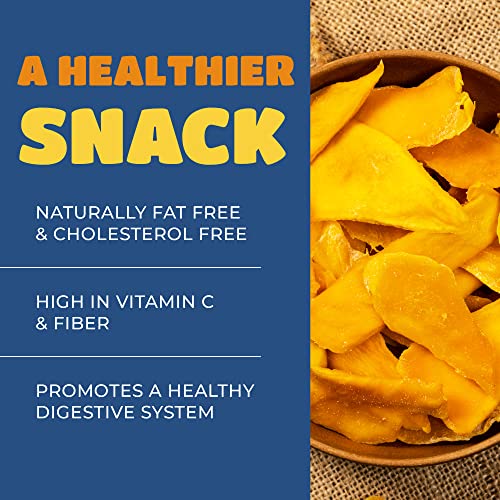 Soft & Juicy Dried Mango Slices - Low Sugar