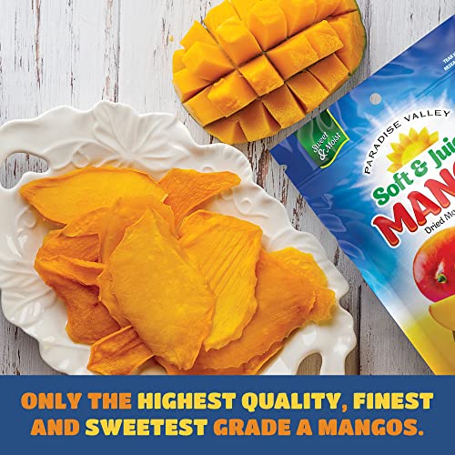 Soft & Juicy Dried Mango Slices - Low Sugar