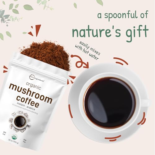 Organic Instant Mushroom Coffee Blend - 28 Ounces