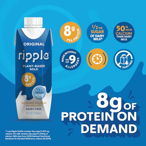 Ripple Non-Dairy Milk, Original - Vegan Pea Protein