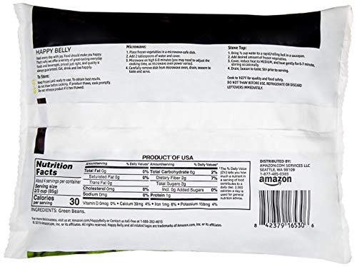 Happy Belly Frozen Cut Green Beans, 12 oz
