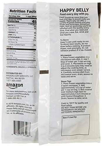 Happy Belly Frozen Whole Brussels Sprouts, 12 oz