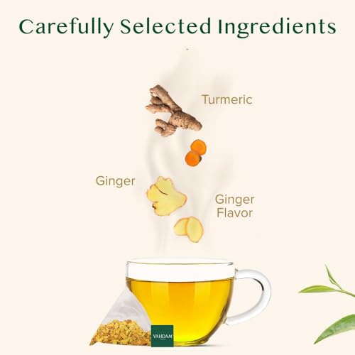Turmeric Ginger Tea Bags - 100 Count