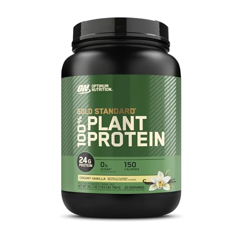 Plant-Based Protein Powder - Creamy Vanilla, 20 Servings