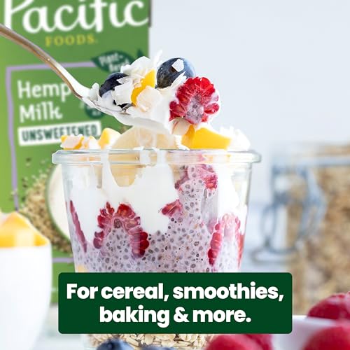 Pacific Foods Original Unsweetened Hemp Beverage, 12-pack