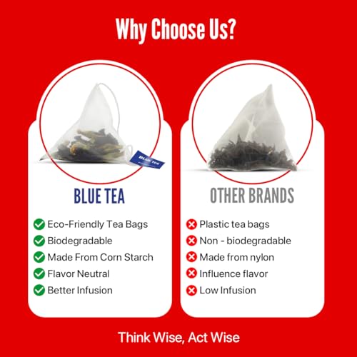 Hibiscus Lemongrass Blue Herbal Tea - 18 Bags