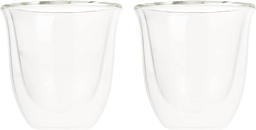 De'Longhi Double Wall Espresso Glasses - Set of 2