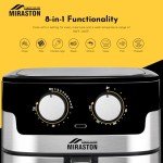 MIRASTON 8.5QT Air Fryer with Unique Knob Design