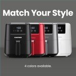 CHEFMAN Mini Digital Air Fryer - Space-Saving Design